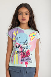 Two Pockets Smile Skirt Set